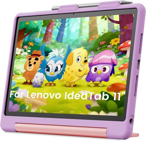 INFILAND Kids Case for Lenovo Idea Tab 11 Inch 2025 (TB-336ZU/TB-336FU)/Moto Pad 2026, Durable Soft Shockproof Stand Protective Cute Cover with Handle for Boys Girls(Sky Blue-Mint) in Saudi Arabia