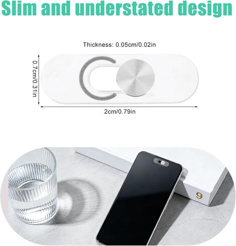 2pcs Single Front Slide Camera Cover Covers Webcam Blocker for Pixel/Galaxy in Saudi Arabia