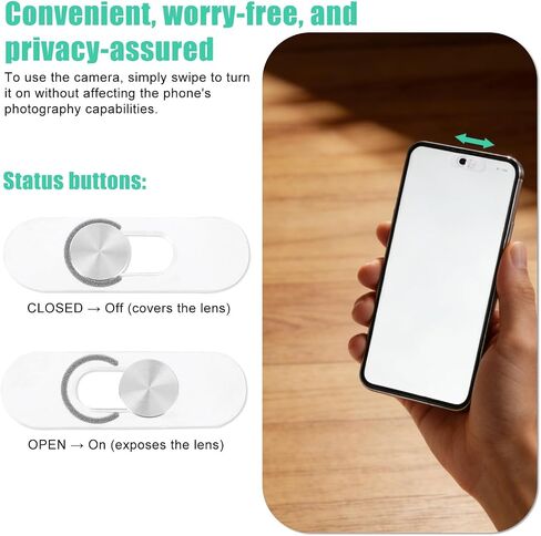 2pcs Single Front Slide Camera Cover Covers Webcam Blocker for Pixel/Galaxy in Saudi Arabia