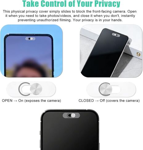 2pcs Single Front Slide Camera Cover Covers Webcam Blocker for Pixel/Galaxy in Saudi Arabia