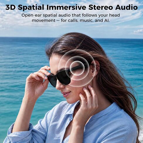 KAIGERR AI Smart Glasses with 13MP Camera, Stabilized POV Recording in Saudi Arabia