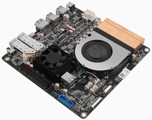 12th Generation i5-12405H 10G Full Flash 4M2 4U2 NAS Board (i5-12450H+SFF-8654 * 2 4*U.2 NVMe) in Saudi Arabia
