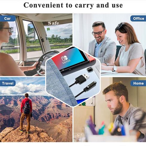 2-pack Magnetic Charging Cable For DEMICEA LibreRun Pro X13, VLOP X34, SunvitoX6, Rumatas X6, LaoziniuX6, Kuggini X6, GlanaX6, H2O Audio TRI 2/2 PRO Bone Conduction-Open Ear Headphones Charger in Saudi Arabia