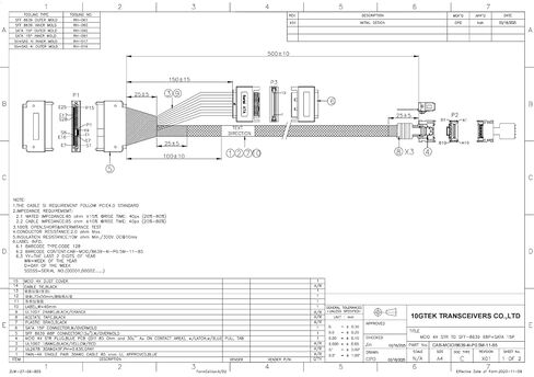 10Gtek M.2 M-Key to MCIO 4i Adapter + MCIO 4i to U.2 Cable in Kuwait