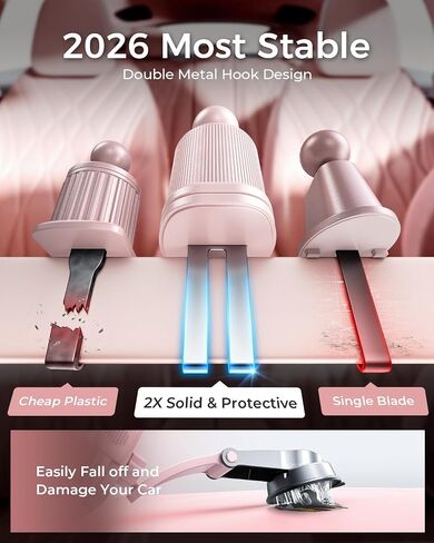 Upgraded Phone Holders for Your Car with New Metal Hook Clip,Vent Car Mount in Saudi Arabia
