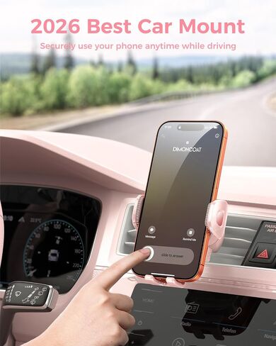 Upgraded Phone Holders for Your Car with New Metal Hook Clip,Vent Car Mount in Saudi Arabia