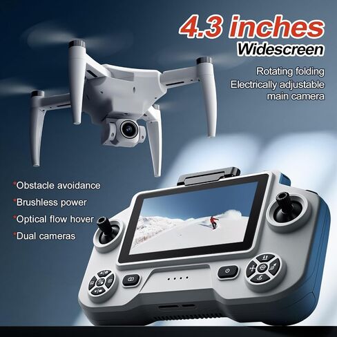 Foldable Drone with Camera FPV Mini RC Quadcopter for Beginners, Black in Saudi Arabia