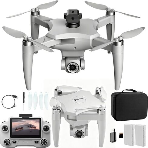 Foldable Drone with Camera FPV Mini RC Quadcopter for Beginners, White in Saudi Arabia