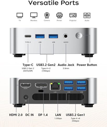ACEMAGICIAN K1 Mini PC Intel Core i5-12600H 16GB DDR4 512GB SSD in Saudi Arabia