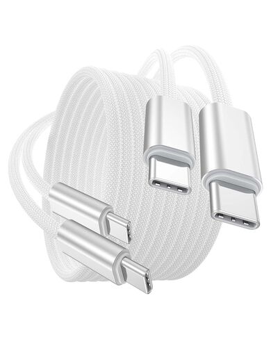 15FT USB C Fast Charge & Data Cable Long 2-PK,USBC 220W for Apple,Sam/Sung in Saudi Arabia
