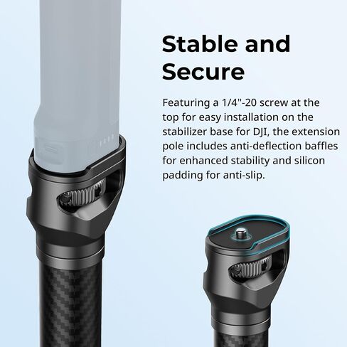 SmallRig Gimbal Extension Pole with SmallRig Mini Quick Release Tripod in Saudi Arabia