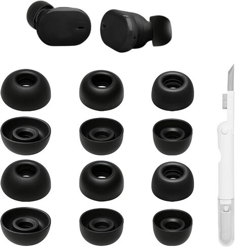 Replacement Ear Tips for JBL Tune Buds 2 /Tune Buds - Black in Saudi Arabia