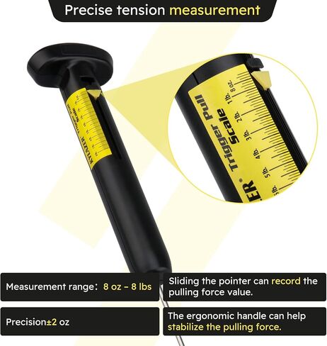 Manual Trigger Pull Scale, Measures trigger pull force from 8 oz to 8 lb in Saudi Arabia