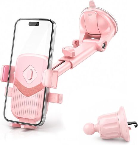 Pink Phone Holder for Car,2 in 1 Pink Car Phone Holder for 7-11" Width in Saudi Arabia