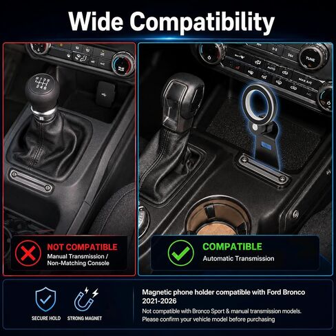 Magnetic Phone Mount Compatible with Ford Bronco 2021-2026 in Saudi Arabia