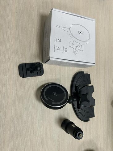 MAGJIEYX CD Slot Magnetic Wireless Car Mount Charger for iPhone 17 16-12, 3X Stable on Bumpy Roads, 99% Car/Truck-Approved, Charging Holder with 3M Dash Sticker, No Air Vent Block in Saudi Arabia