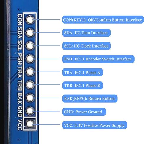 1.3 Inch OLED I2C IIC Display Module with EC11 Rotary Encoder in Saudi Arabia