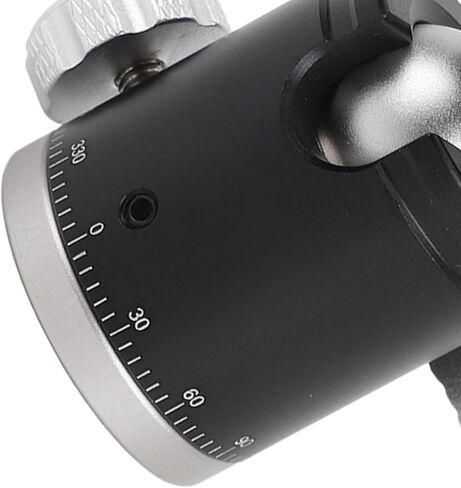 Mini Ball Head Tripod Mount – 360° Rotatable Aluminum Alloy Camera Ball Head with Cold Shoe & 1/4" Screw in Saudi Arabia
