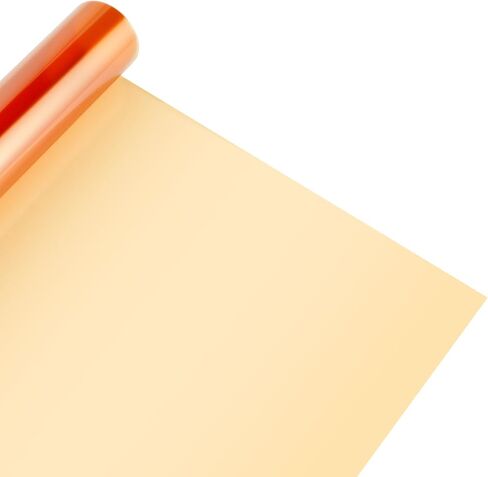 Meking 15.7 x 39 in Light Filters Film, Lighting Gel Filter Orange 1/4 CTO in Saudi Arabia