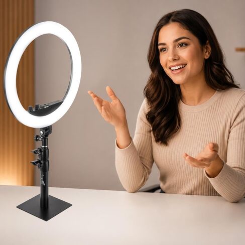 Impact Tabletop Light Stand with Flat Base, 10.7-23.5 in, 10 lb Capacity in Kuwait