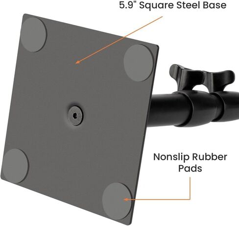 Impact Tabletop Light Stand with Flat Base, 10.7-23.5 in, 10 lb Capacity in Kuwait