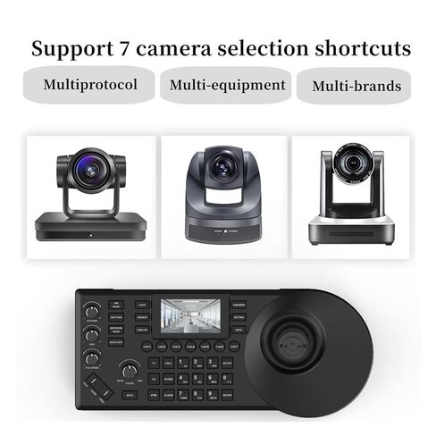 IOKGVEDD Joystick, Streaming Media Controller Keyboard Joystick For Video Conferencing Camera Control, Wide Compatibility in Saudi Arabia