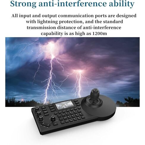 IOKGVEDD Joystick, Streaming Media Controller Keyboard Joystick For Video Conferencing Camera Control, Wide Compatibility in Saudi Arabia