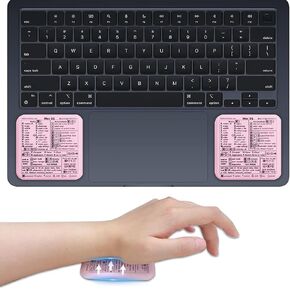2PC Mac Shortcut Ergonomic Wrist Rest Pad, Anti-Slip Wrist Support Cushion in Saudi Arabia