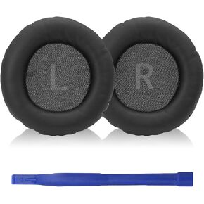 Aiivioll Ear Pads Replacement for AKG Pro Audio K52 K72 K92 M220 K240 K241 K242 K271 K272 K340 K550 K551 K553 S MKII MK2, Earpads Cushions with Protein Leather (Black) in Saudi Arabia