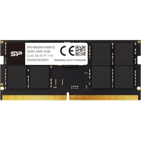Silicon Power - SP016GBSVU480F02 - Silicon Power SP016GBSVU480F02 DDR5 4800MHz (PC5-38400) 16GB CL40 1.1V Laptop SODIMM in Saudi Arabia