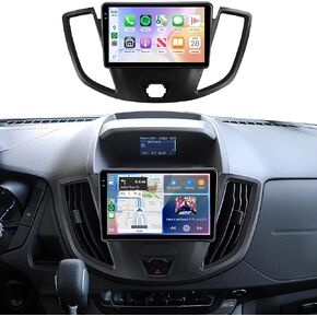 5Ghz WiFi for Ford Transit 2013-2019 Car Stereo Radio 9 Inch IPS Touchscreen Wireless Carplay/Android Auto DSP GPS Android 15 FM/RDS SWC Backup Camera in Saudi Arabia