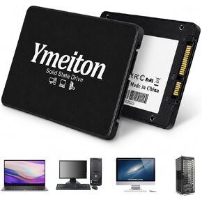 64GB SATA III 2.5 Inch SSD Internal Solid State Drive with 3D NAND TLC, Up to 400MB/s Read Speed for Laptop Desktop PC Upgrade, Black in Saudi Arabia