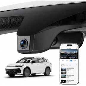 OVAMAN OEM-Fit 4K Dual Dash Cam لـ ID.4 2021-25/Q4 e-tron 2022-2026، 128 جيجابايت in Kuwait