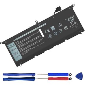 DXGH8 Battery Replacement 7.6V 52Wh 4-Cell for Dell XPS 13 9370 9380 7390 Inspiron 13 7000 7390 7391 2-in-1 5390 5391 7490 Vostro 5390 5391 Series Latitude 3301 in Kuwait