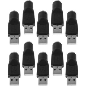 10pcs USB Female to Male Adapter for Keyboard Mouse Connection in Saudi Arabia
