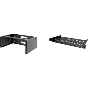 StarTech.com 4U Wall Mount Network Rack - 14 Inch Deep (Low Profile) - 19" Patch Panel Bracket & Server Rack Shelf - Universal Vented Cantilever Tray in Saudi Arabia
