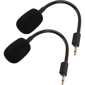Detachable Replacement Microphone with Noise Cancelling for BlackShark V2 Gaming Headset, Lossless Sound Quality for Gamers (Black) in Saudi Arabia