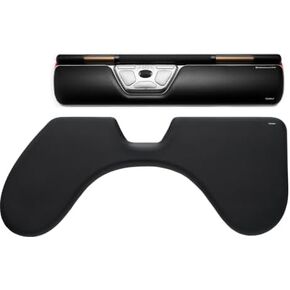 Contour RollerMouse Red + ArmSupport Red Bundle ماوس شريطي لاسلكي مريح في المنتصف مع مشبك على دعم الساعد وموسع مكتب مبطن مصمم لتخفيف الضغط من الكتفين والرقبة in Kuwait