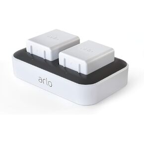 Arlo VMA5400C Accessory Dual Charging Station, Charge Up to Two Batteries, Compatible with Arlo Ultra and Pro3 Only, (Official) in Saudi Arabia