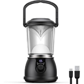 LED Camping Lantern Rechargeable, Up to 336H Running Time Super Tent Light, 15000mAh/1500LM Emergency Light for Hurricane, Power Outages, Home, Hiking, IPX5 Water-Resistant in Saudi Arabia