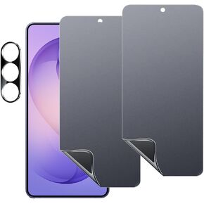 2 Pack for Samsung Galaxy S26 Ultra Matte Privacy Screen Protector Anti spy Anti Glare Soft Film+1 PCS Camera Lens Protector 6.9 inch in Saudi Arabia