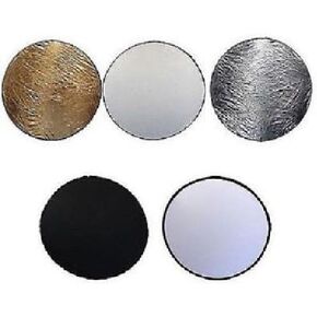 42" 110cm 5 in 1 Photo Round Studio Collapsible Reflector Light Diffuser Kit Set in Saudi Arabia