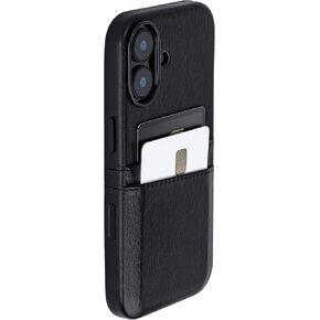 Dockem Card Case for iPhone 17 Pro with Magnetic Mounting Plate, Camera Control Button, Wallet with 2 Holder Slots: M2 Exec Premium Synthetic Leather (Brown) in Saudi Arabia