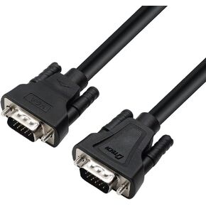 DTech 3 Feet SVGA VGA Computer Monitor Cable Male to Male Supports 1080p High Resolution (1 Meter, Black) in Saudi Arabia