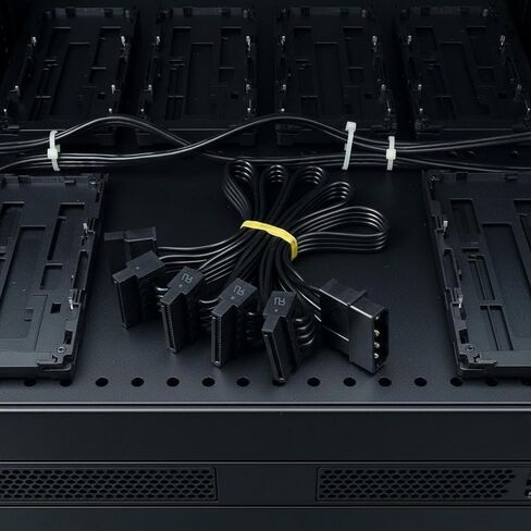 Extension Cable Power Splitter Cable Adapter Expansion Wire Power Connector Flat Ribbon Layout for Clean and Neat Routing Suitable for Desktop Towers Custom Repair Shops in Saudi Arabia