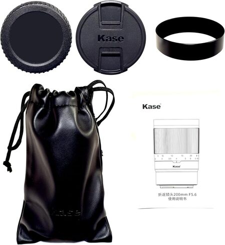 Kase 200mm F5.6 MC Reflex Mirror Aluminum Portrait Lens Compatible with Sony E Mount in Saudi Arabia