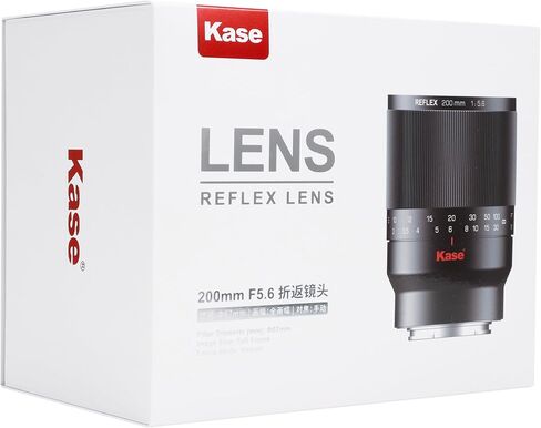 Kase 200mm F5.6 MC Reflex Mirror Aluminum Portrait Lens Compatible with Sony E Mount in Saudi Arabia