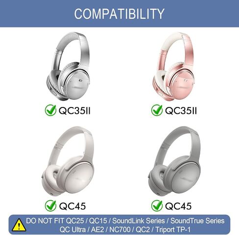 GEVO Replacement Kit for for Bose QC35 & QC35 ii (QuietComfort 35 II) in Kuwait