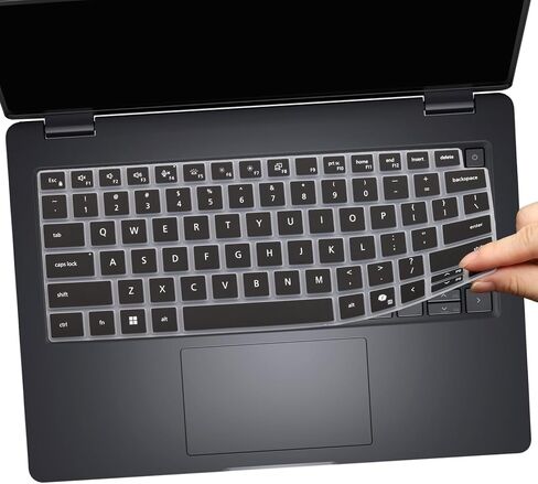 2 PCS Keyboard Cover for 2026 2025 Dell Pro 14/14 Plus/14 Max PC14250 PC14255 PB14250 PB14255 MC14250 MC14255 14'' (NOT FIT Dell Pro 14 PA14250) US Keyboard Skin-Black+Clear in Saudi Arabia