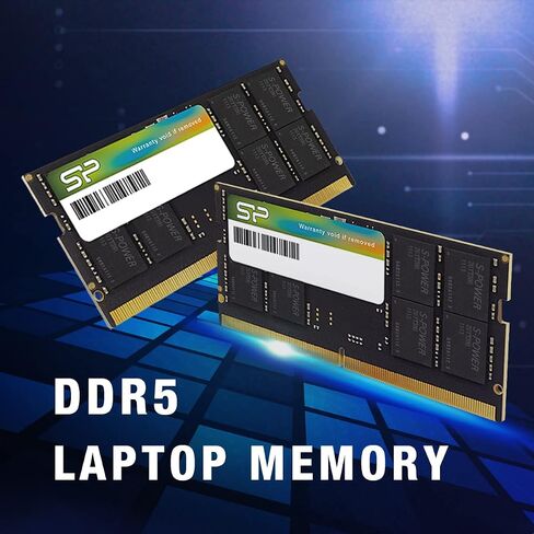 Silicon Power - SP016GBSVU480F02 - Silicon Power SP016GBSVU480F02 DDR5 4800MHz (PC5-38400) 16GB CL40 1.1V Laptop SODIMM in Saudi Arabia
